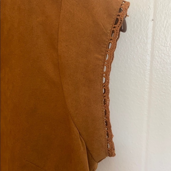 Love, Fire Brown Suede Dress size Medium - Picture 10 of 12
